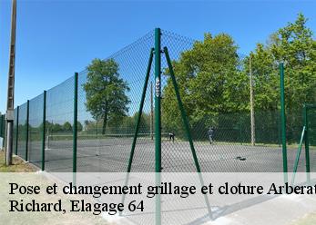 Pose et changement grillage et cloture  arberats-sillegue-64120 Richard, Elagage 64