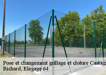Pose et changement grillage et cloture castagnede-64270 Richard, Elagage 64