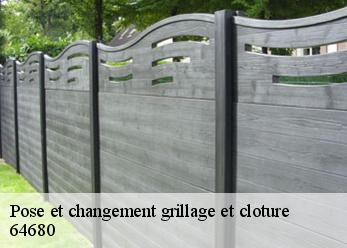 Pose et changement grillage et cloture 64680